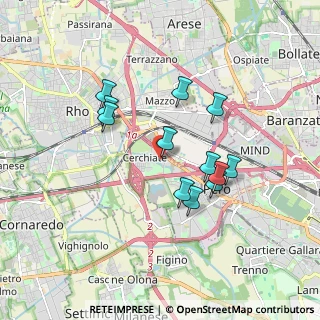 Mappa Via Giuseppe Mazzini, 20016 Pero MI, Italia (1.53667)