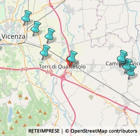 Mappa Via Gorizia, 36040 Torri di Quartesolo VI, Italia (5.54182)