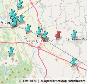 Mappa Via Gorizia, 36040 Torri di Quartesolo VI, Italia (5.12)