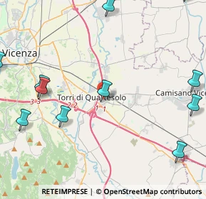 Mappa Via Gorizia, 36040 Torri di Quartesolo VI, Italia (6.65067)