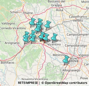 Mappa Via Gorizia, 36040 Torri di Quartesolo VI, Italia (8.98813)