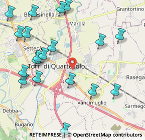 Mappa Via Gorizia, 36040 Torri di Quartesolo VI, Italia (2.673)