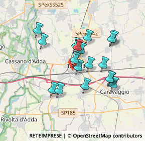 Mappa Via Ernesto Baslini, 24047 Treviglio BG, Italia (3.06222)