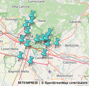 Mappa Via Emilio Alessandrini, 25086 Rezzato BS, Italia (5.76667)