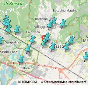 Mappa Via Emilio Alessandrini, 25086 Rezzato BS, Italia (2.285)