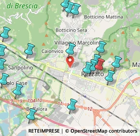 Mappa Via Emilio Alessandrini, 25086 Rezzato BS, Italia (2.623)