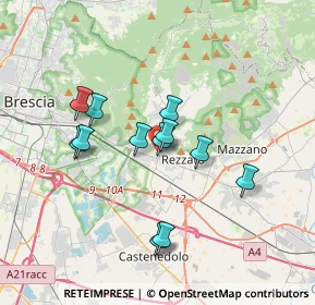 Mappa Via Emilio Alessandrini, 25086 Rezzato BS, Italia (2.96083)