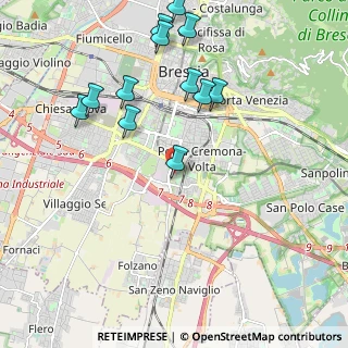 Mappa Via Claudio Botta, 25124 Brescia BS, Italia (2.24333)