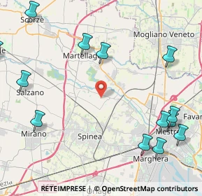 Mappa Via Papa Luciani, 30030 Martellago VE, Italia (5.81077)