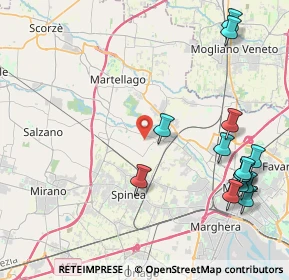 Mappa Via Papa Luciani, 30030 Martellago VE, Italia (5.25429)