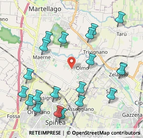 Mappa Via Papa Luciani, 30030 Martellago VE, Italia (2.397)