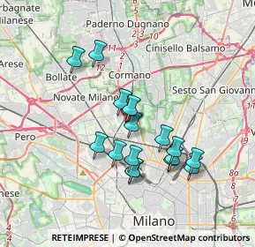 Mappa Viale Affori ang. Via Taccioli, 20161 Milano MI, Italia (2.98412)