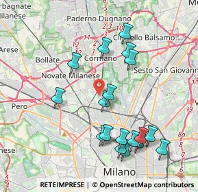 Mappa Viale Affori ang. Via Taccioli, 20161 Milano MI, Italia (4.06889)