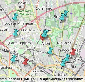Mappa Viale Affori ang. Via Taccioli, 20161 Milano MI, Italia (2.35308)