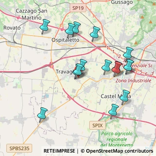 Mappa Via Giovanni Giolitti, 25039 Travagliato BS, Italia (4.0825)