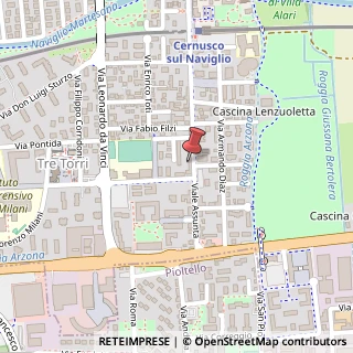 Mappa Viale Assunta, 88, 20063 Cernusco sul Naviglio, Milano (Lombardia)