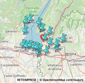 Mappa Località Foreste, 37017 Lazise VR, Italia (10.7)