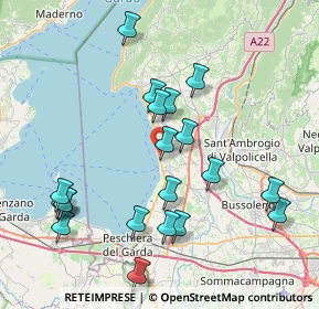 Mappa Località Foreste, 37017 Lazise VR, Italia (8.355)