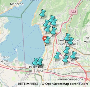 Mappa Località Foreste, 37017 Lazise VR, Italia (6.95063)