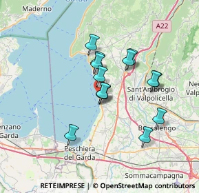 Mappa Località Foreste, 37017 Lazise VR, Italia (5.43857)