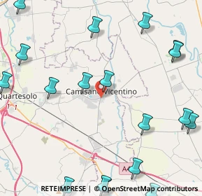 Mappa Via Mazzini, 36043 Camisano Vicentino VI, Italia (6.362)