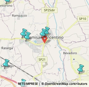 Mappa Via Mazzini, 36043 Camisano Vicentino VI, Italia (3.27273)