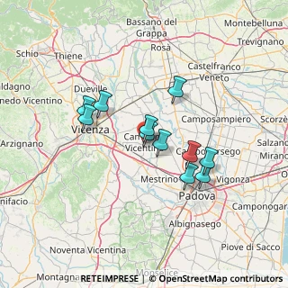 Mappa Via Mazzini, 36043 Camisano Vicentino VI, Italia (10.93818)