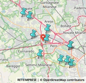 Mappa Via Alessandro Volta, 20016 Pero MI, Italia (4.10545)