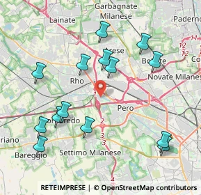 Mappa Via Alessandro Volta, 20016 Pero MI, Italia (4.32857)