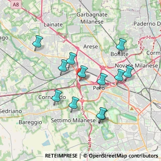 Mappa Via Alessandro Volta, 20016 Pero MI, Italia (3.59667)