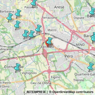 Mappa Via Alessandro Volta, 20016 Pero MI, Italia (3.2)