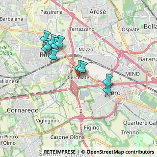Mappa Via Alessandro Volta, 20016 Pero MI, Italia (1.67364)