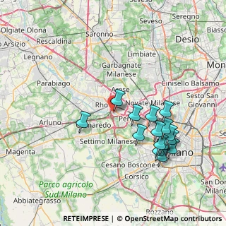 Mappa Via Alessandro Volta, 20016 Pero MI, Italia (7.73067)