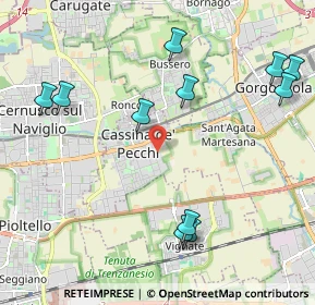 Mappa Via Trieste, 20051 Cassina de' Pecchi MI, Italia (2.45636)