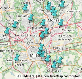 Mappa Piazzetta Difesa per le Donne, 20100 Milano MI, Italia (8.9955)