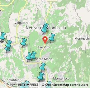 Mappa Via S. Vito, 37024 Negrar VR, Italia (2.72333)