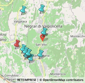 Mappa Via S. Vito, 37024 Negrar VR, Italia (1.96833)