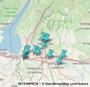 Mappa Via S. Vito, 37024 Negrar VR, Italia (11.9625)