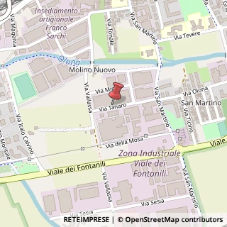 Mappa Via Tanaro, 12, 20017 Rho, Milano (Lombardia)