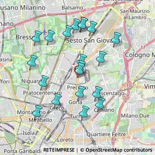 Mappa Via Bolama, 20128 Milano MI, Italia (1.987)