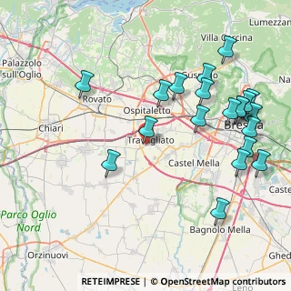 Mappa Via del Gabaneto, 25039 Travagliato BS, Italia (9.552)