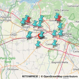 Mappa Via del Gabaneto, 25039 Travagliato BS, Italia (6.73944)