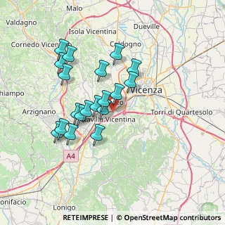 Mappa Via Vicenza, 36077 Altavilla Vicentina VI, Italia (6.29)