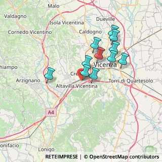 Mappa Via Vicenza, 36077 Altavilla Vicentina VI, Italia (6.12909)