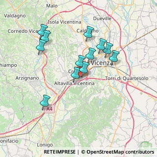 Mappa Via Vicenza, 36077 Altavilla Vicentina VI, Italia (6.72167)