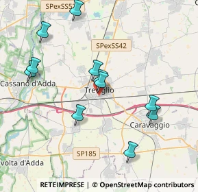 Mappa Via Coniugi Curletti, 24047 Treviglio BG, Italia (3.89727)