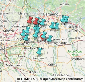 Mappa Via Coniugi Curletti, 24047 Treviglio BG, Italia (10.93)
