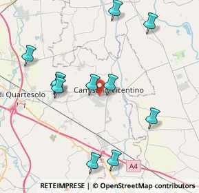 Mappa Via G. Rumor, 36043 Camisano Vicentino VI, Italia (4.23818)