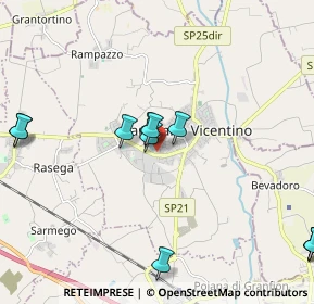 Mappa Via G. Rumor, 36043 Camisano Vicentino VI, Italia (2.39455)