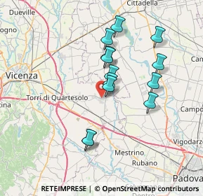 Mappa Via G. Rumor, 36043 Camisano Vicentino VI, Italia (6.22538)